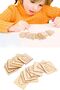 Montessori 24 Pieces Children's Wooden Puzzle Drawing Painting Cute Animals Shapes Brain Gymnastics - 3
