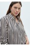Striped Drapey Shirt - 7