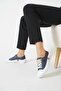 Norve Bound Genuine Leather Women's Shoes Navy Blue - 4