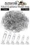Metal Paper Clip No 4 33 mm 1 Pack of 250 Nickel Plated Metal Paper Clip Durable Stainless 20 Sheets Capacitance