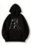 Cotton Cat Friendly Hand Printed Hooded Oversize Sweatshirt