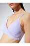 Triangle Bikini Top with Wrap Covered Thin Straps - 5