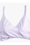 Triangle Bikini Top with Wrap Covered Thin Straps - 8