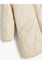 Inflatable Coat with Faux Fur Detail, Hood, Pockets, and Wind Cover - 3