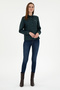 Women's Dark Green Long Sleeve Shirt 50291101 -Vr079 - 4