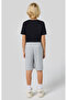 Script Shop Shorts Gray Kids Shorts-306888-Em021 - 2