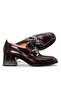 Dixie Women's Genuine Patent Leather Heeled Classic Shoes K744-3 - 5