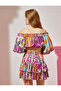 Ethnic Patterned Off-the-Shoulder Blouse - 4