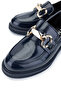 Women's Vegan Navy Blue Loafers - 3