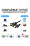 black HDMI-Compatible to VGA Adapter Connecto Line Converter Cable 1.8M FHD 1920*1080P For Desktop L - 2