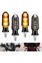 8mm 迷你摩托车 Led 转向灯 琥珀色闪烁灯 转向灯 转向灯 12V 摩托车... - 2