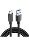 كابل USB 3.2 10Gbps بطول 2 متر، كابل USB Type A إلى USB C 3.1/3.2 Gen2 لنقل البيانات وكابل القرص الصلب SSD USB C - 7
