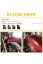 5PCS/Set Motorcycle Decals Stickers Chrome 3D 110/105th Anniversary Motorbike Emblem Badge For Ha... - 3