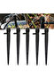 50Pcs Adjustable 8 Hole Spiked Dripper Gardening Sprinkler Drip Irrigation Staked Emitters Garden...