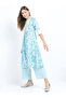 Floral Print Pleated Kurti & Palazzos Set - 5