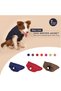 Chihuahua French Bulldog for Winter Season - Outdoor Small Collared Pleated Algod Textured Reciprocating Jacket - 4