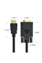 black HDMI-Compatible to VGA Adapter Connecto Line Converter Cable 1.8M FHD 1920*1080P For Desktop L - 6