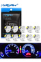 مصباح LED أزرق T3، 10 قطع، T3 LED T4.2 T4.7، مصباح كانبوس 3030SMD، أضواء داخلية للسيارة، مؤشر لوحة القيادة - 8