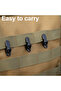 10/20/50Pcs Sturdy Tent Clips Outdoor Tarpaulin Clips Anti-Wind Fixed Camping Tent Hook Crocodile Clips... - 4