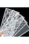 KSCRAFT 4pc/set Slimline Stencils Layering Stencils for DIY Scrapbooking/photo album Decorative E...