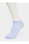 Set of 5 - Striped Shoe Liner Socks - 6