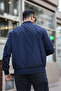 Men's New Season Navy Blue Season Bomber Jacket - 3