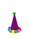 Purple Christmas Hat - Cat and Dog Party