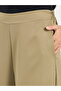 Wide Leg Culotte Pants with Elastic Waistband - 3