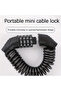 1pc Bicycle Lock Wire Rope Chain Lock Combination Lock Mountain Bike Motorcycle Anti-theft Passwo... - 8