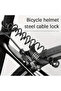1pc Bicycle Lock Wire Rope Chain Lock Combination Lock Mountain Bike Motorcycle Anti-theft Passwo... - 4