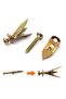30mm 60Pcs 30/60/75/100Pcs Self Tapping Screws Self Drilling Anchors Screws Drywall Anchors Easy App - 5