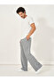 Premium Wide Leg Fleece Joggers with Cording & Embroidery - 3