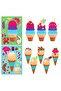 6pcs Ice Cream Dessert DIY Cute Food Cartoon Puzzle Sticker Creative Sweet Face Changing Stickers... - 3