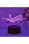 1Pcs Aircraft Model 3D Night Light, USB Interface, Flight Enthusiasts Collection Gift Table Lamp... - 8