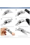 2M - 5 Snap 304 Stainless Steel Hose Clamp Strap DIY Screw Band with Fasteners Worm Gear Clip Adjust - 5