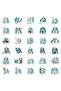 50pcs 50PCS Cartoon Chibi Cute Miku Graffiti Stickers for Luggage Laptop Ipad Skateboard Gift Mobile - 2