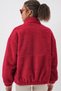 5194 Women's Plush Coat Jacket - A.Burgundy - 7