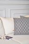 Aida Jacquard Special Design 2-Piece Decorative Throw Pillow Cover 43X43 cm - 3