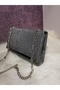 Women's Chupra Smoked Platinum Evening Clutch Portfolio Bag - 2