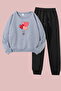Cotton Large Size Unisex Tracksuit