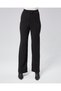 Women's Knitted Fabric Full Lycra Velcro Waist Palazzo-Black - 7