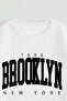 Brooklyn New York Printed Cotton Women's Tracksuit Set - Crew Neck - 4