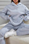 Winter Cotton Oversize Hooded Women's Tracksuit Set - 2