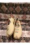 Ottoman Yemeni World - Lace-Up Leather Women's Model, Yellow Color - 3