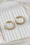 Women's Imported Big Steel Hoop Earrings - 2