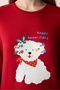 Hoowliday Thermal Pants Red Pajama Set - 2