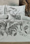 Jadore Çift Kişilik Comforter Set / Gri - 4