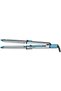 Titanium Hair Straighter Curler Iron Blue/Silver - 2