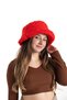 Women's Plush Teddy Winter Bucket Hat - Warm and Stylish - 2
