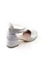 Stone Detailed Glittery Girls' Evening Dress Heeled Shoes Gold - 3